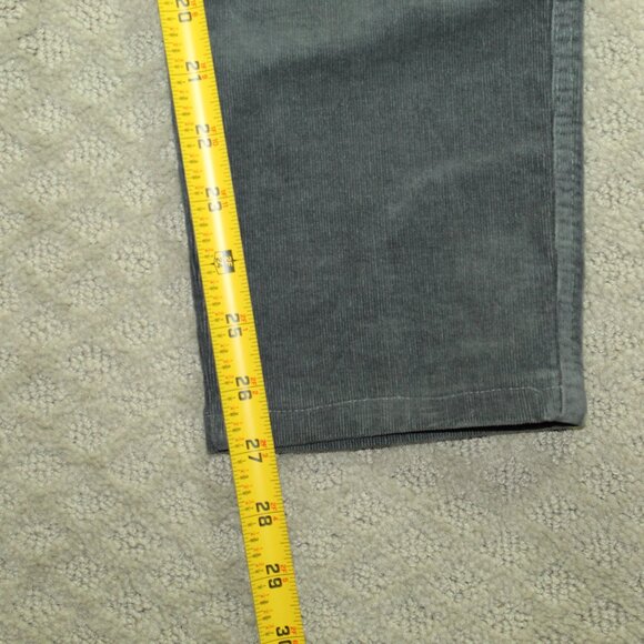 Fabrizio Gianni Women's 6 Grey Stretch for High Comfort Mini Corduroy Pants - Picture 3 of 6